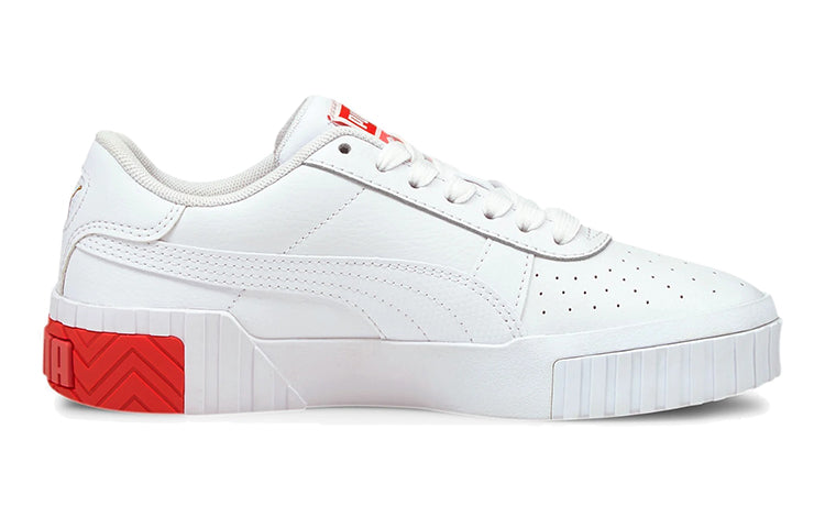 PUMA Cali K Shoes White/Red 368859-02