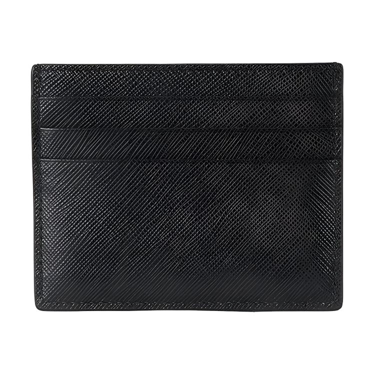 (WMNS) PRADA FW25 Saffiano Leather Card Holder 'Black' 1MC025-QWA-F0002