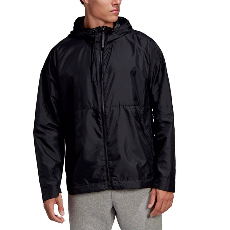 adidas Urban Outdoor Windproof Hooded Jacket Black DQ1623