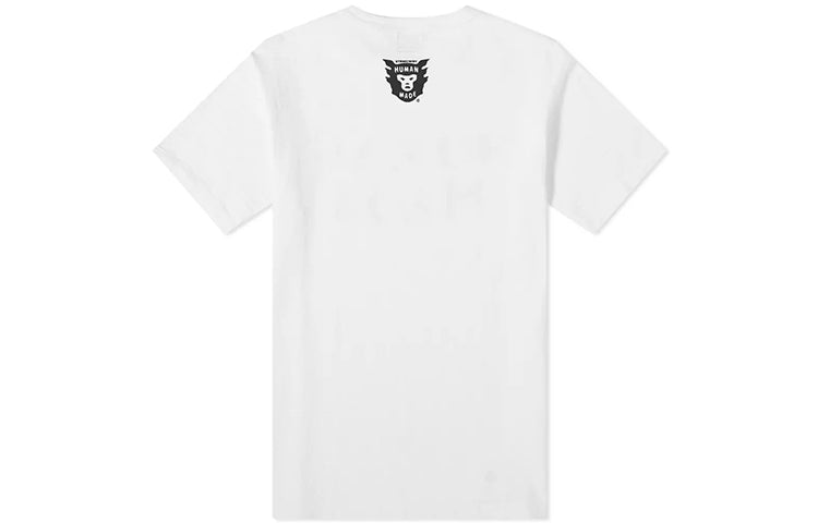 Men's HUMAN MADE Printing Short Sleeve White HM19TE008-WHT