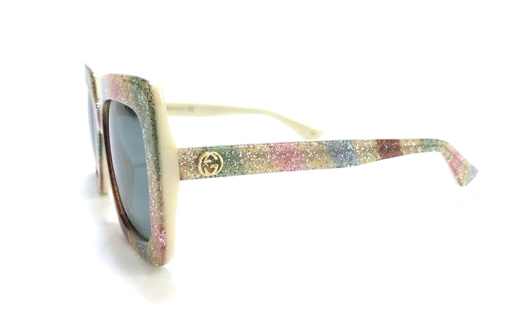 Gucci square frame Sunglasses Multi-Color Pink GG0328S-004