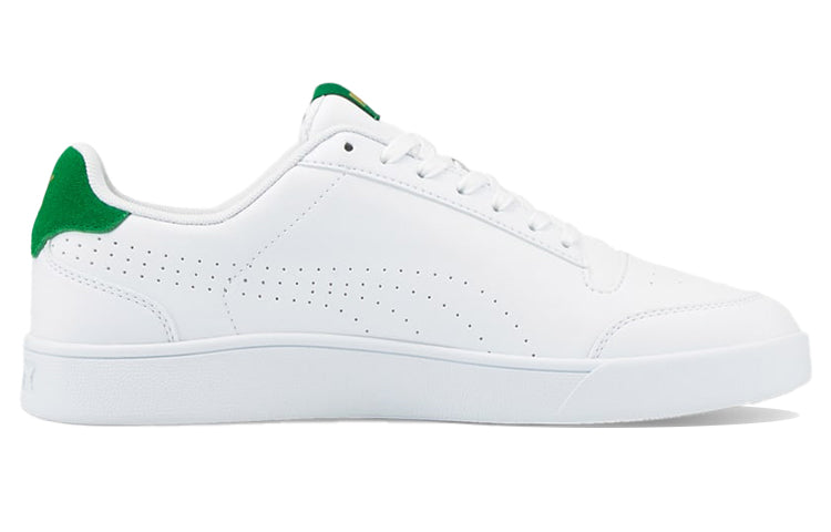 PUMA Shuffle Perf Casual Skate Shoes Unisex White Green 380150-09