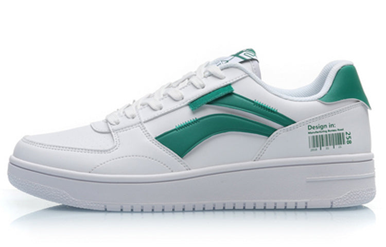 Li-Ning No.258 Classic Leisure Low 'White Green' AGCN357-4