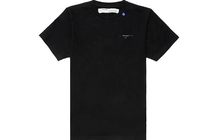 Off-White Back logo Short Sleeve Mens Logo Normal Fit OMAA027E191850031091