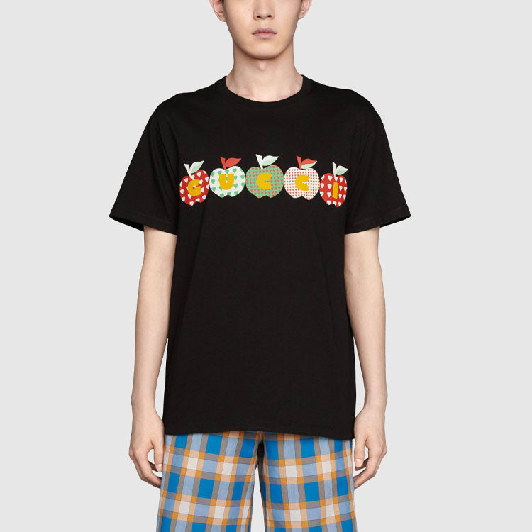 Gucci FW21 Apple Short Sleeves Tee 'Black' 548334-XJDNA-1082