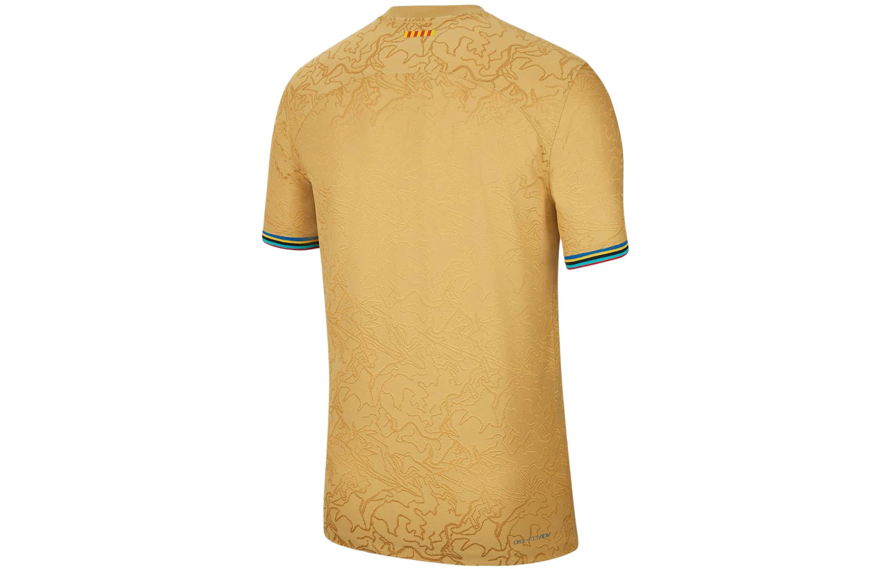 Nike FC Barcelona 22/23 Dri-Fit ADV Match Away Jersey 'Gold' DJ7642-715