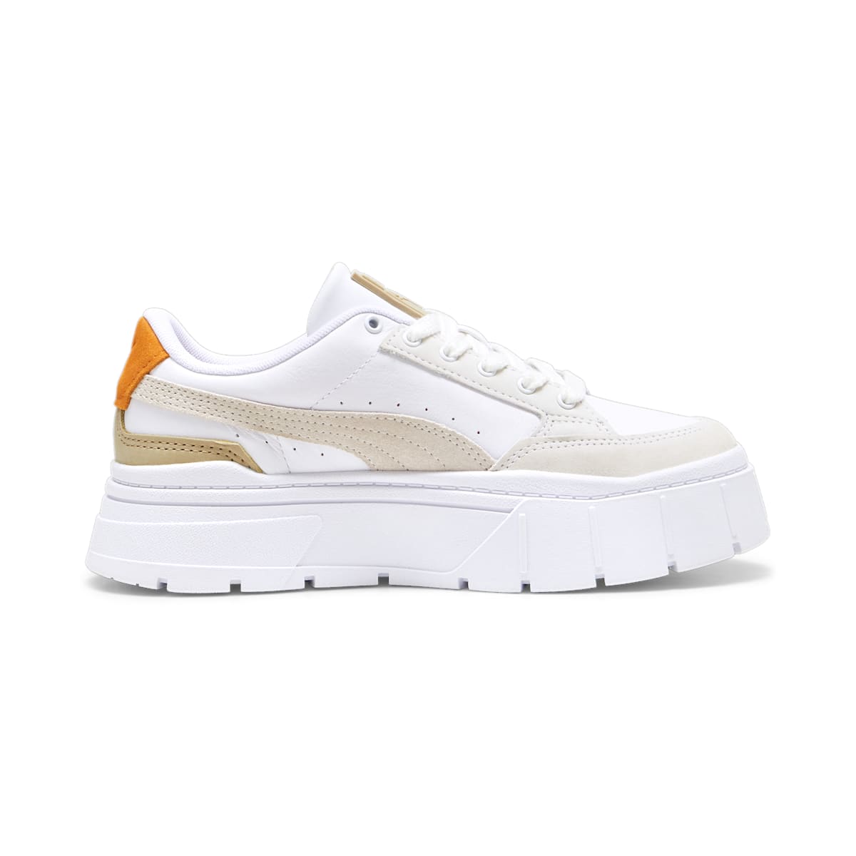 (WMNS) PUMA Mayze Stack Luxe 'White Ginger Tea' 389853-12