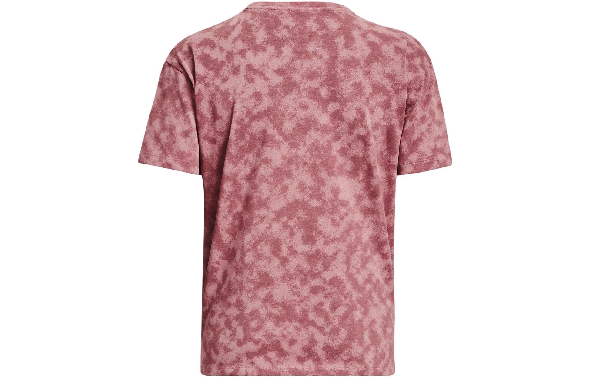 (WMNS) Under Armour Big Logo Heavyweight T-shirt 'Pink' 1376742-697
