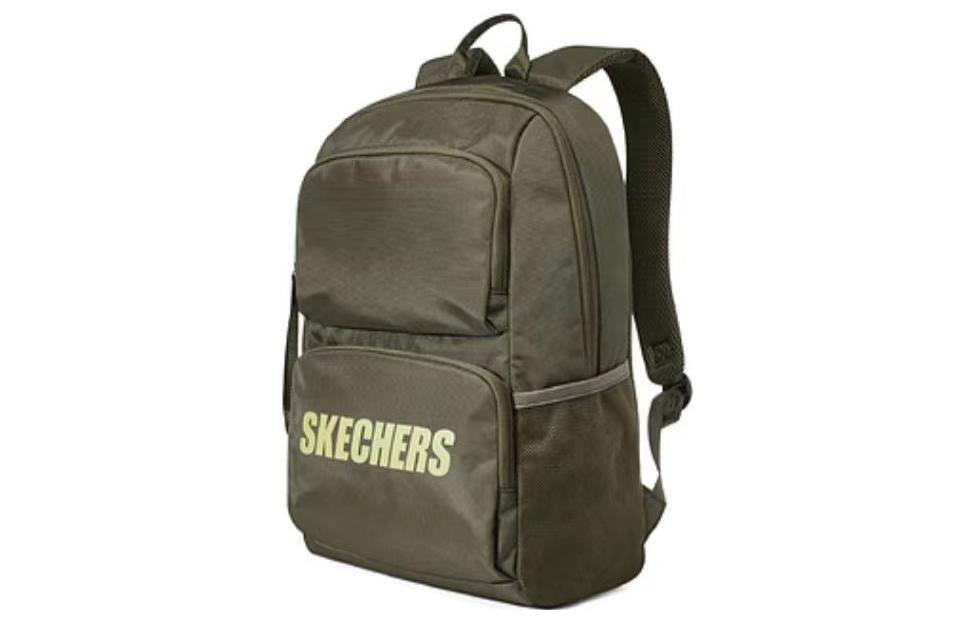 Skechers Logo Printed Backpack 'Olive Green' L320U196-015R