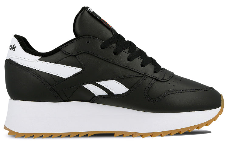 (WMNS) Reebok Classic Leather Double 'Black White' DV3631