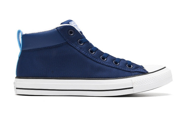 Converse Unisex Chuck Taylor All Star Ctas Street Mid Sneakers Blue 163403C