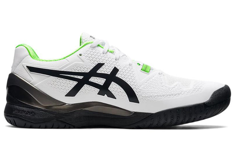 ASICS Gel Resolution 8 2E Wide 'White Green Gecko' 1041A113-105