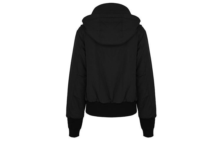 KENZO Solid Color Multiple Pockets Hooded Jacket Black FA62OU068562-99