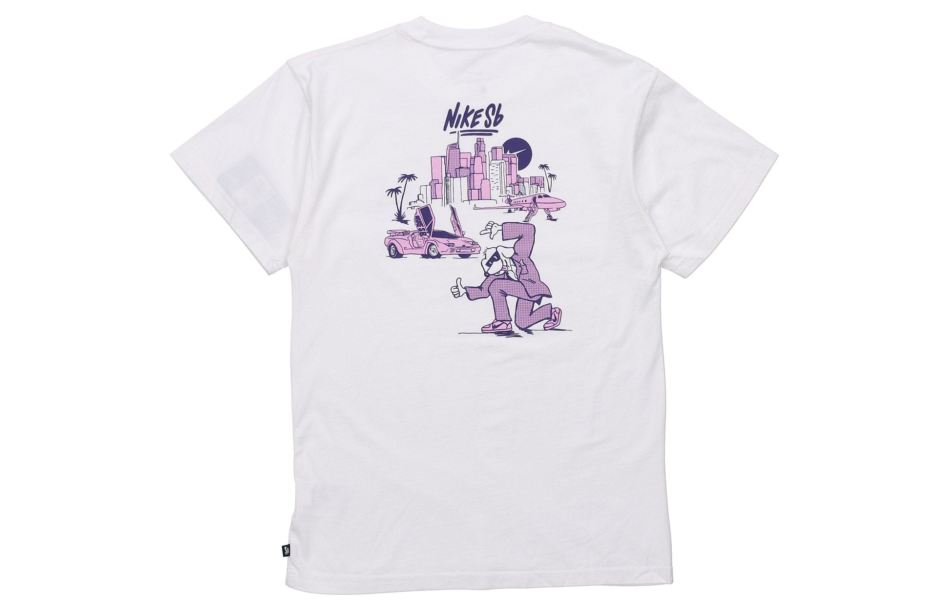 Nike Printing Skateboard Short Sleeve White CW1479-100