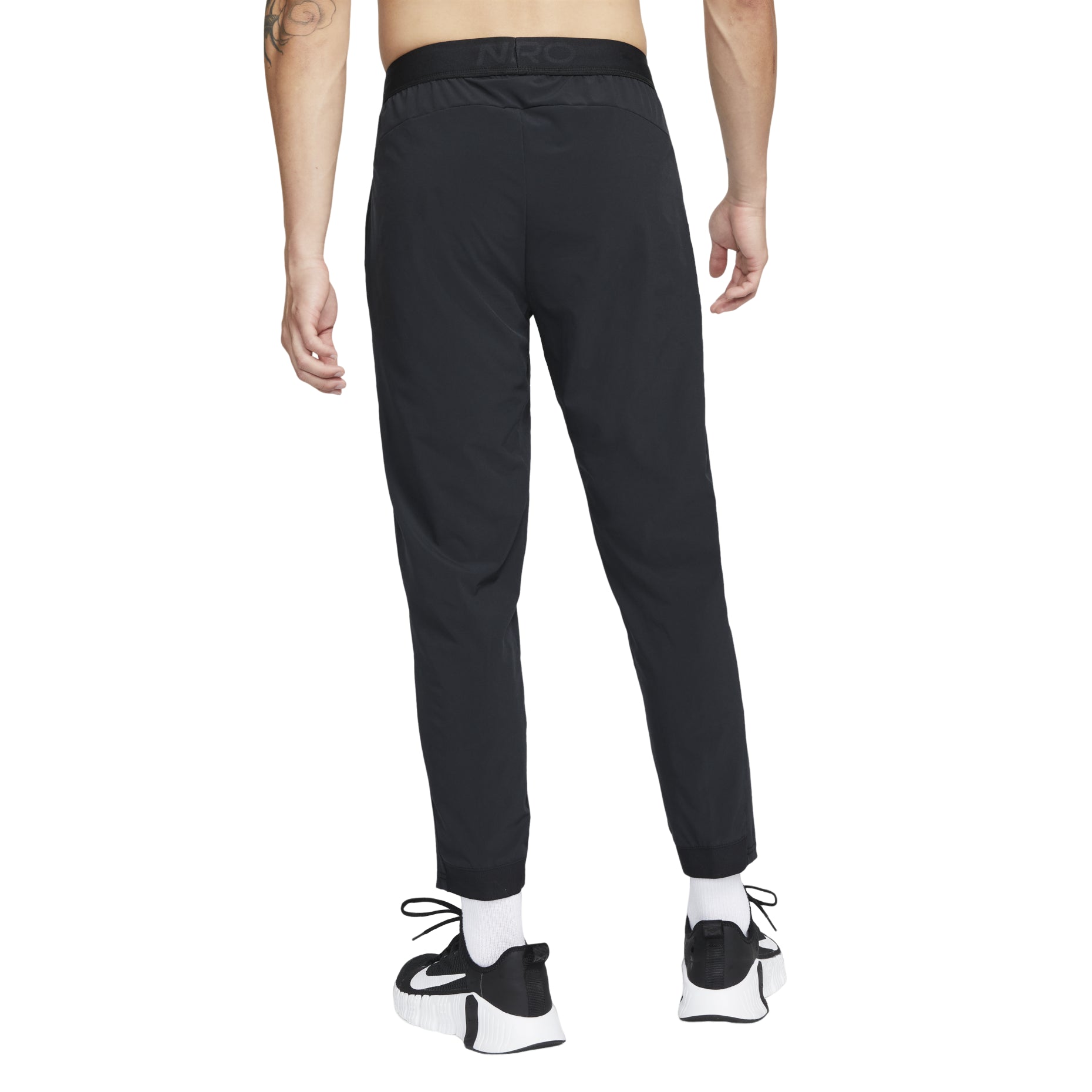 Men's Nike Logo Printing Solid Color Elastic Waistband Sports Pants/Trousers/Joggers Autumn Black DM5949-011