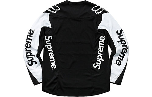 Supreme SS18 Fox Racing Moto Jersey Top Black SUP-SS18-367