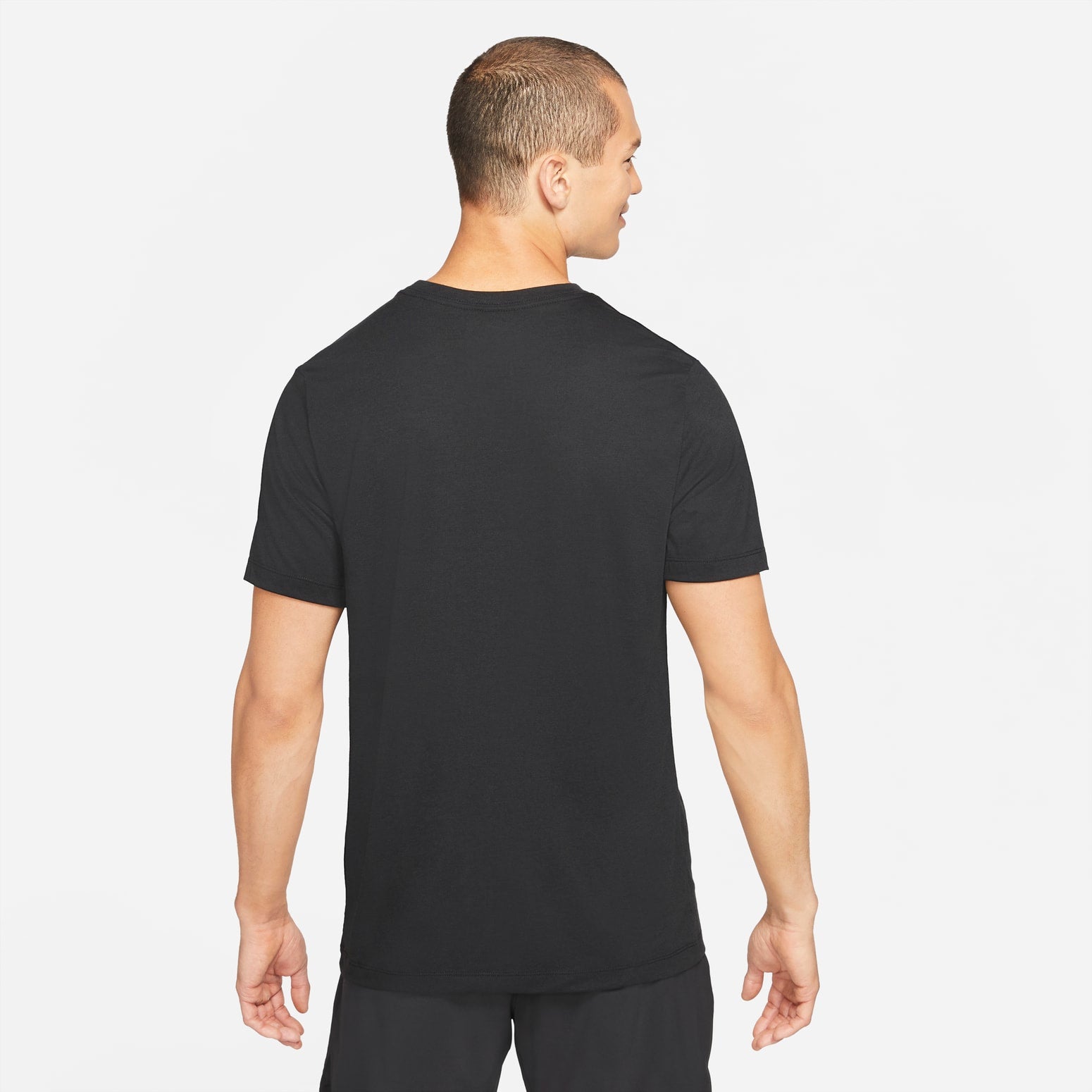 Nike Dri Fit Yoga Graphic T-Shirt Asia Sizing 'Black' DD6926-010