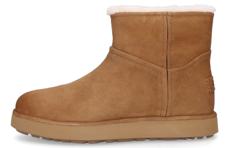 (WMNS) UGG Classic Mini BLVD Snow Boots Brown 1108143-BUN