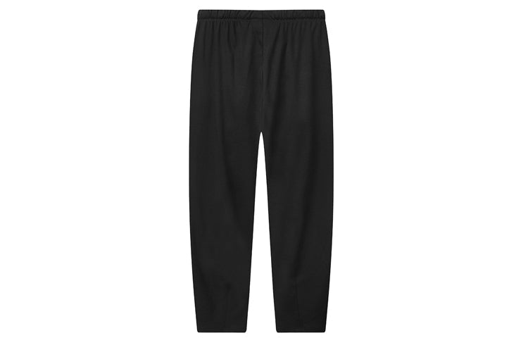 (WMNS) FILA Knit Casual Sports Cropped Pants Black F11W028613F-BK