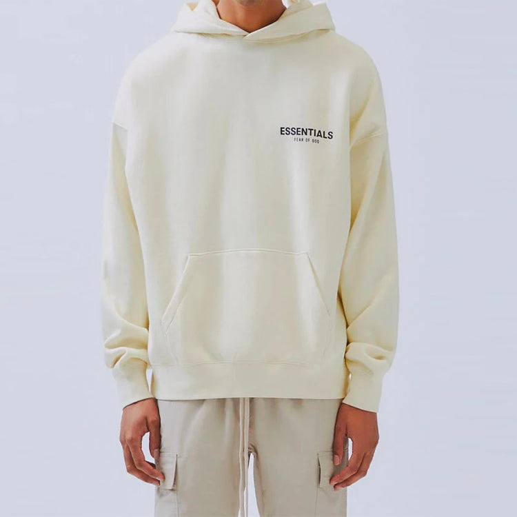 Fear of God Essentials FW19 Hoodie 'Cream' 0192250500058569