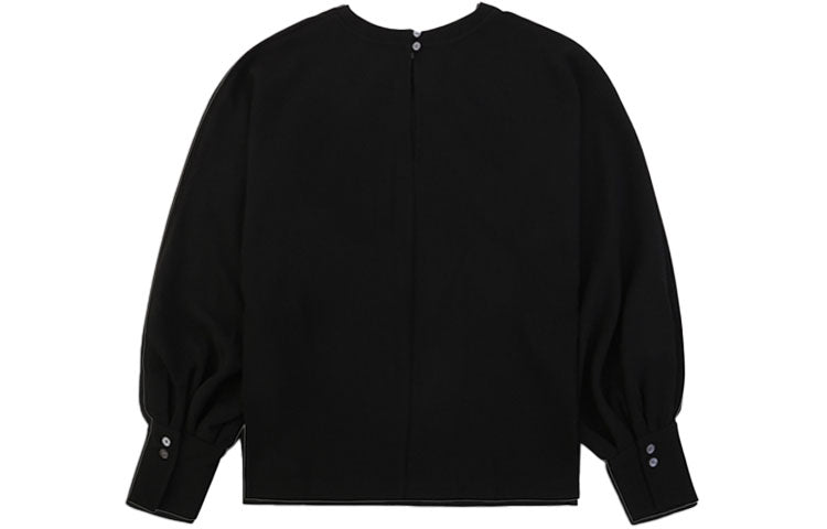 (WMNS) Levi's Easy Wave Series Sweater 'Black' 22717-0001