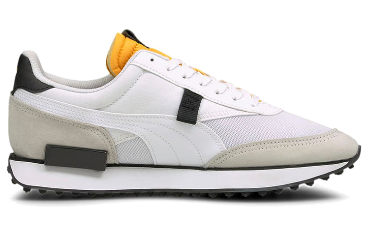 PUMA Future Rider Core Low Top Running Shoes Black/White/Yellow 374038-12