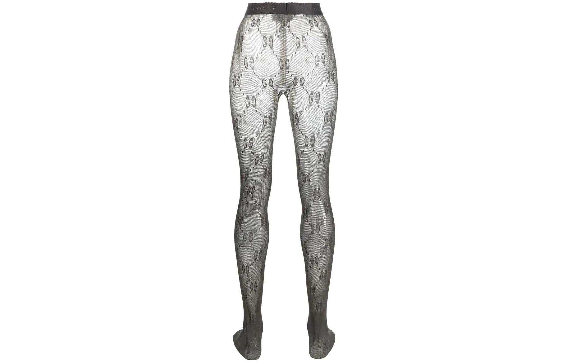 (WMNS) Gucci Monogram Tights 'Grey' 691619-3GAHR-1281