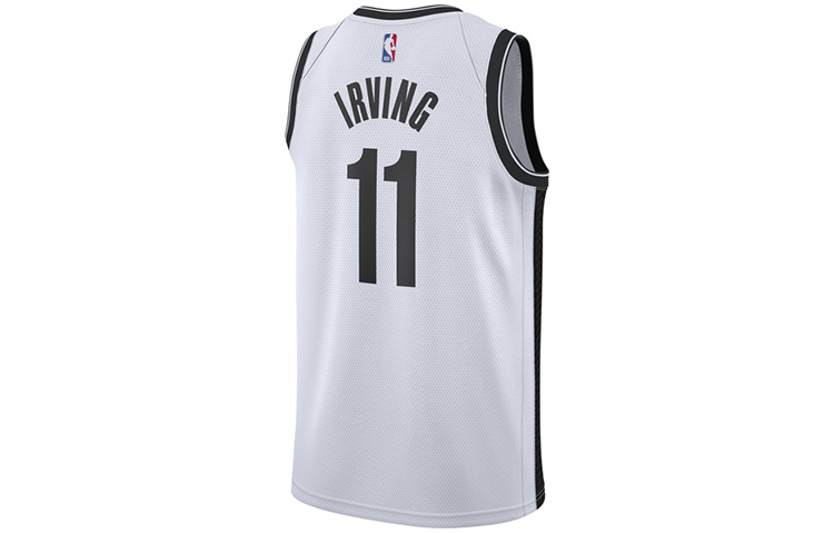 Nike NBA SW Fan Edition Brooklyn Nets Kyrie Irving 11 Retro Basketball Jersey White CW2288-110