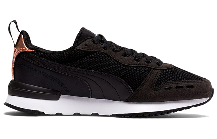 (WMNS) PUMA R78 Metallic Black/Gold 374489-01