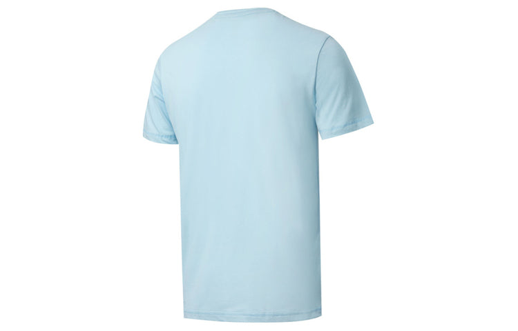 PUMA Fuslon Minimalistic Chest Alphabet Logo Label Short Sleeve Sky Blue 582687-18