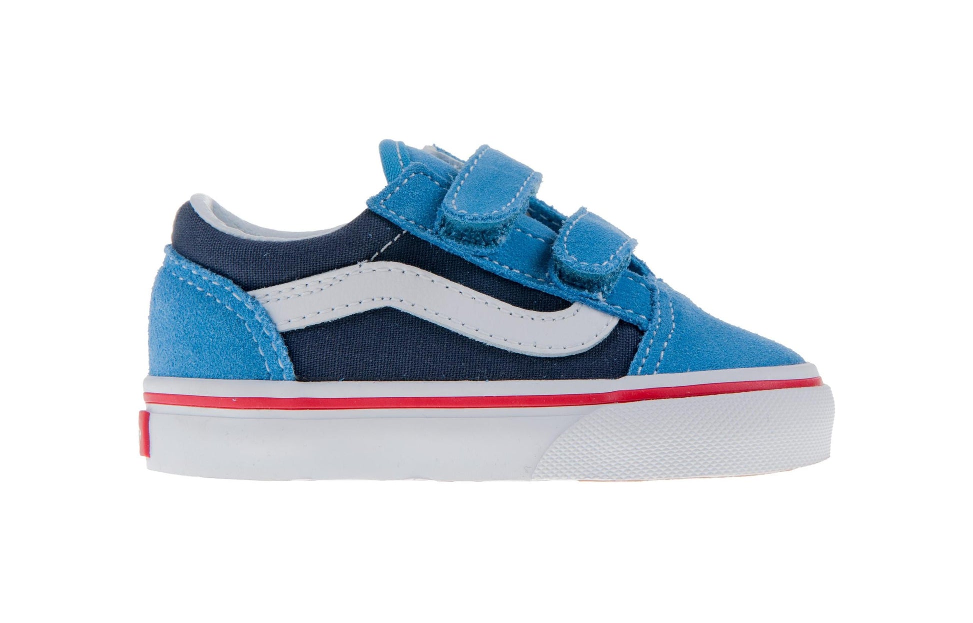 (TD) Vans Old Skool Velcro Shoes 'Blue White' VN0A344K-MMR