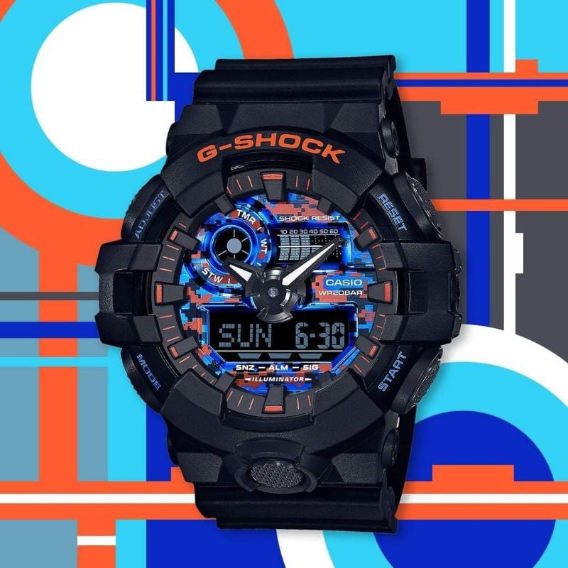 CASIO G-Shock Analog-Digital 'Black' GA-700CT-1APRT