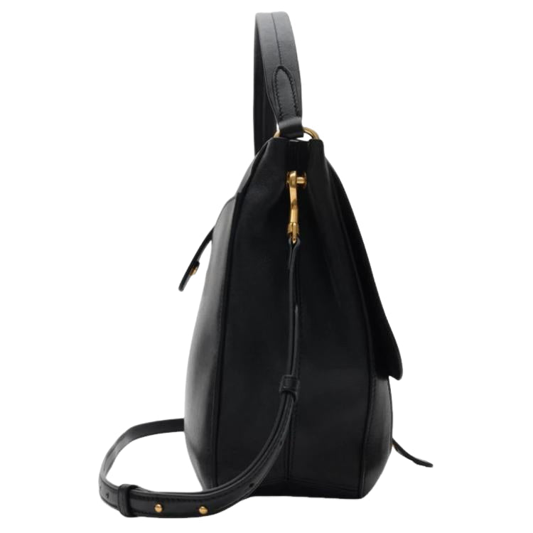 (WMNS) Burberry Medium Rider Bag 'Black' 81251851