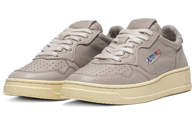 Autry Medalist Low Goatskin Sneakers 'Grey' AULM-GG29