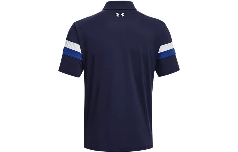 Under Armour T2G Colour Block Polo Shirt 'Navy White' 1377379-410