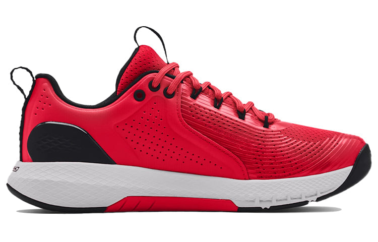 Under Armour Charged Commit 3 Training Shoes 'Red Halo Grey' 3023703-600
