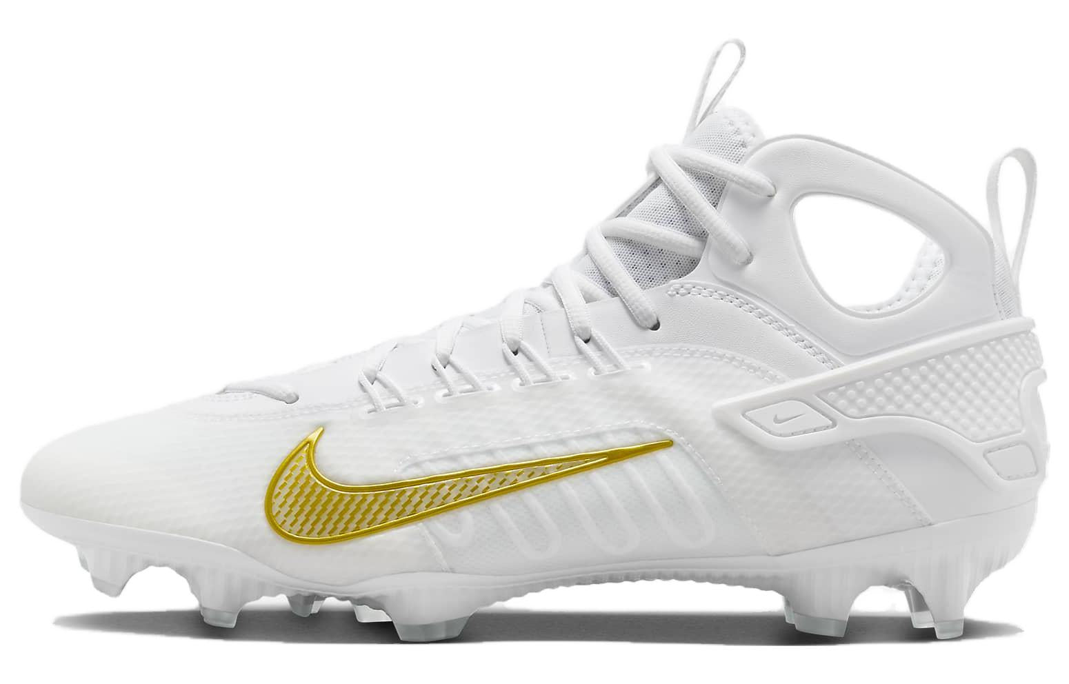 Nike Huarache 9 Elite LAX 'White Metallic Gold' FD0088-100
