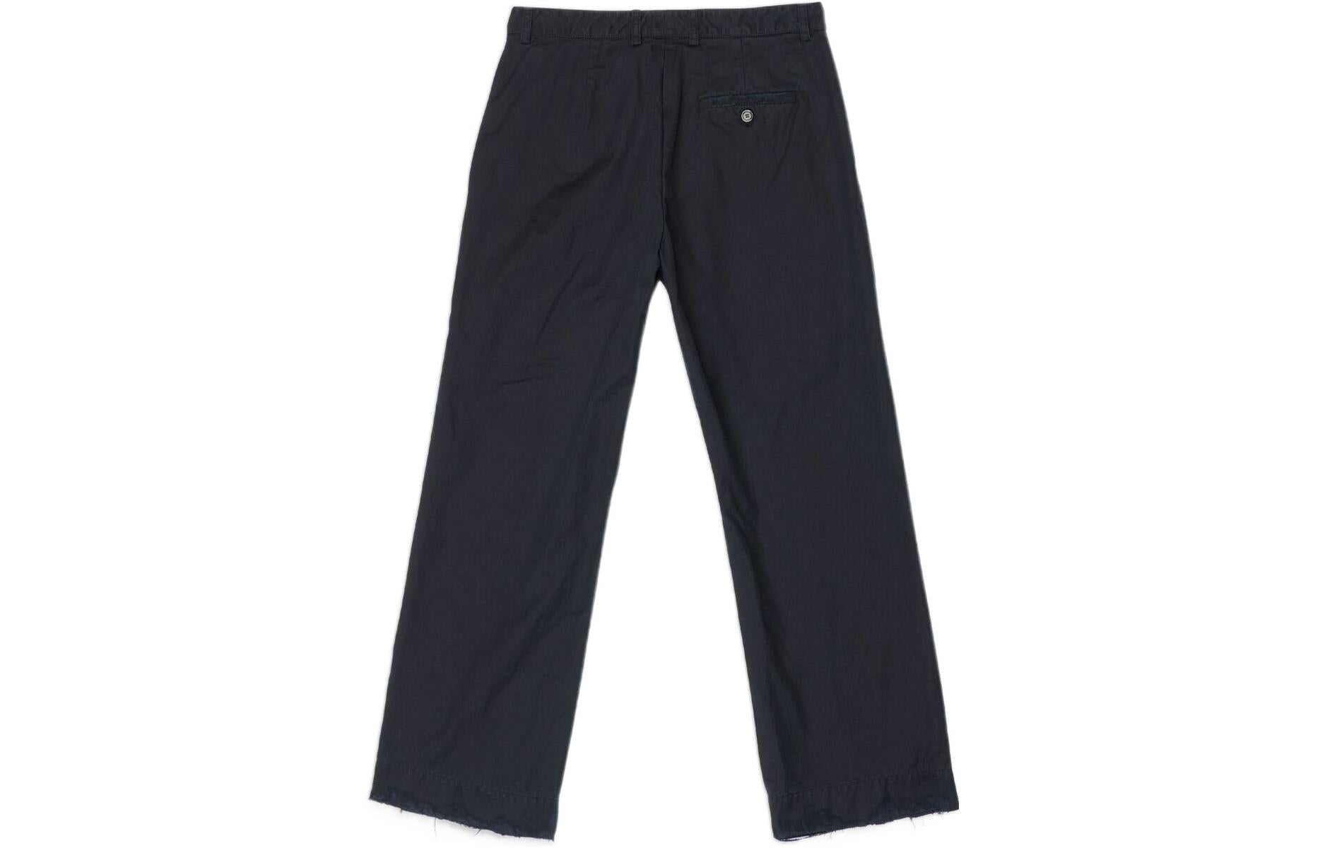 Balenciaga Cropped Cotton Trousers 'Noir' 699004TKP061000
