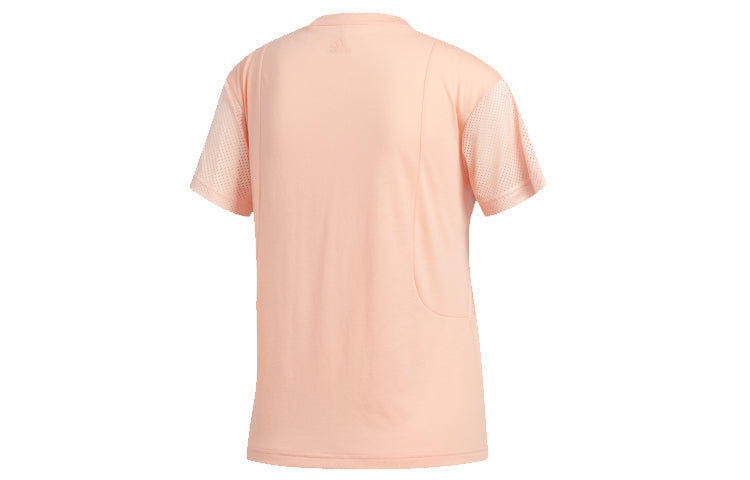 (WMNS) adidas Training Round Neck Pullover Short Sleeve Pink EA3359