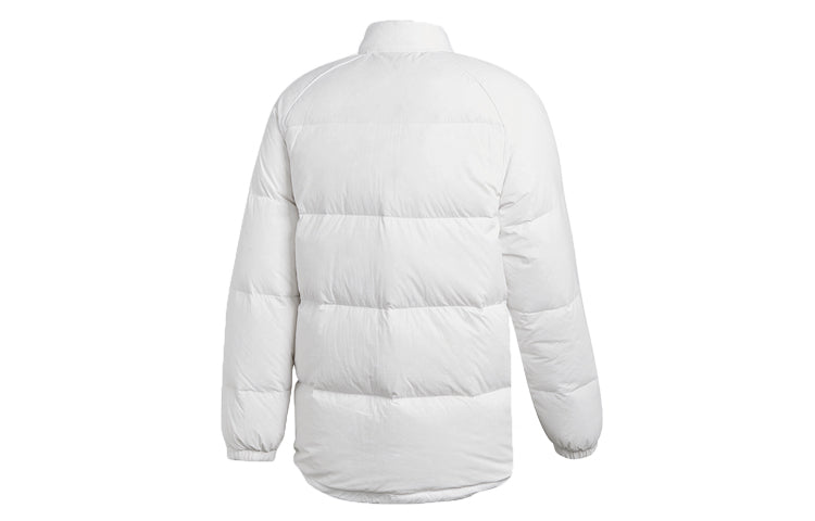 adidas originals Graphic JKT Contrasting Colors Windproof Stay Warm Sports Down Jacket White DP8554
