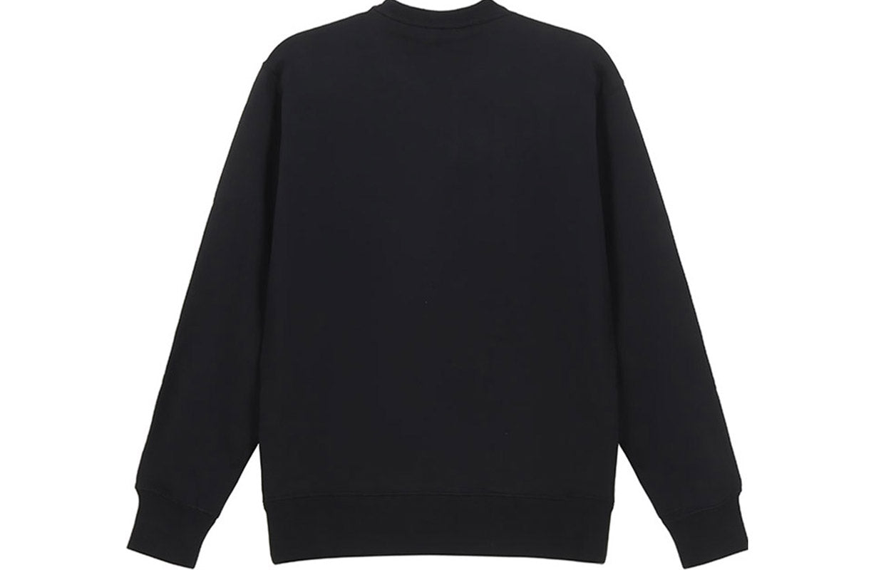 (WMNS) KENZO FW20 Tiger Head Embroidered Cotton Round Neck Long Sleeves Sports Black Hoodie FA62SW8244XA-99