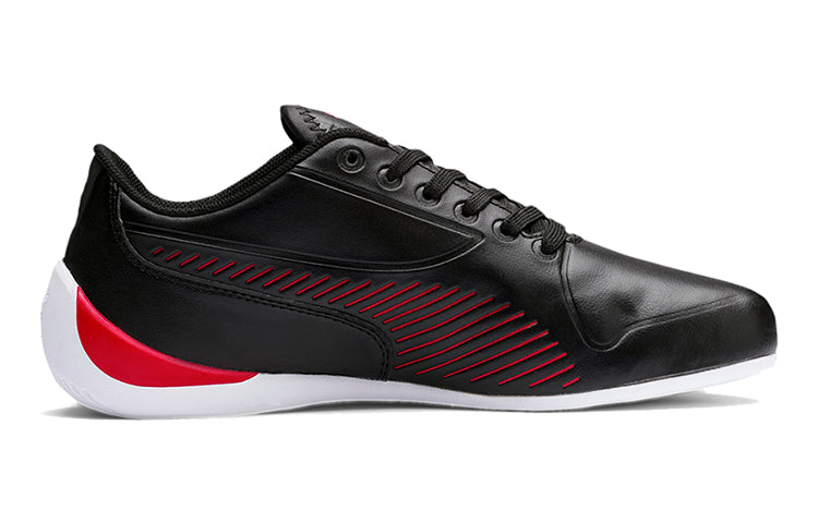 (GS) PUMA Ferrari Drift Cat 7s Ultra Low Top Running Shoes Black/White/Red 306426-01
