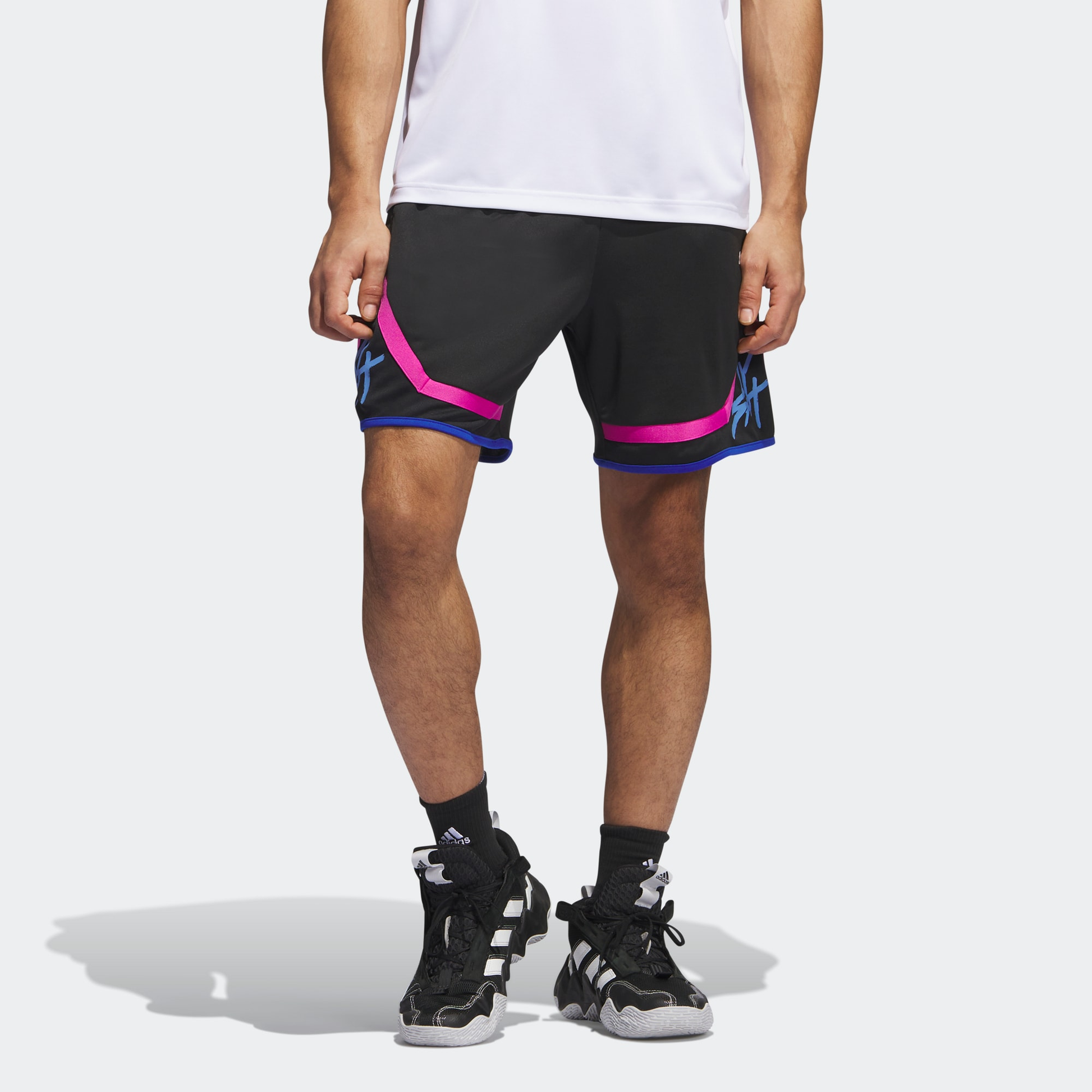 adidas Pro Block Shorts Asia Sizing 'Black' IN1710