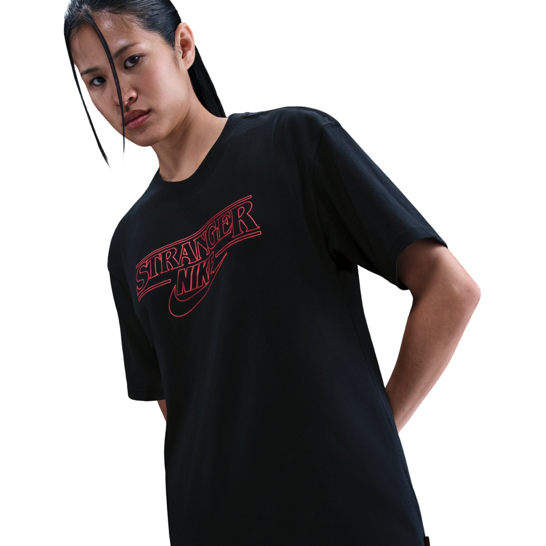 Nike x Stranger Things T-Shirt 'Black' IB8056-010