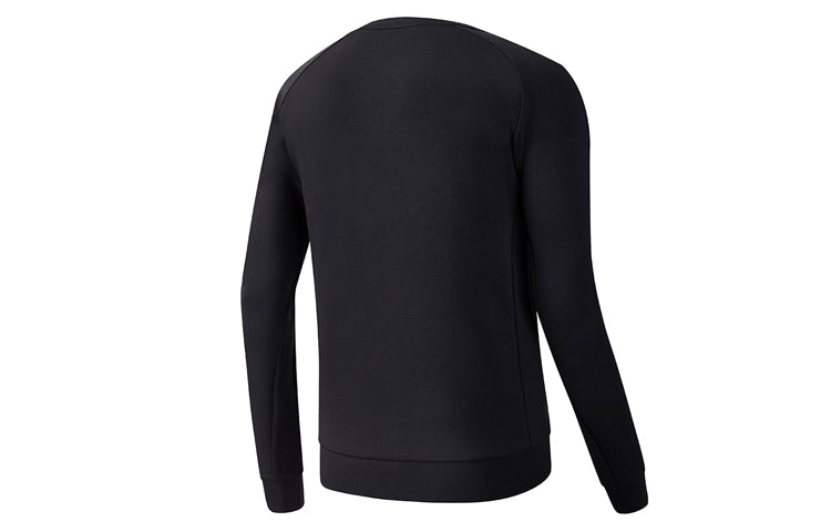FILA Athletics Minimalistic Logo Printing Solid Color Pullover Black A11M031222F-BK