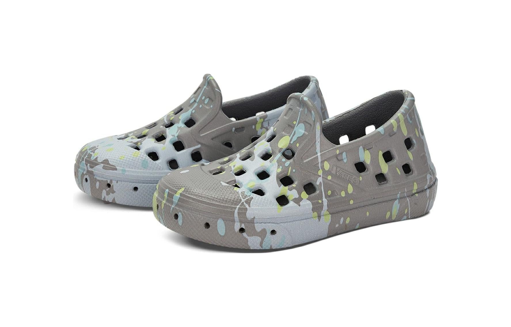 (TD) Vans Trek Slip-On 'Paint Splatter - Frost Grey' VN0A4UVHLLL