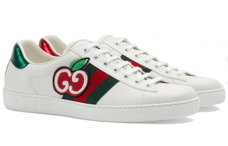 Gucci Ace Low 'GG Apple Patch - White' 611376-DOPE0-9064