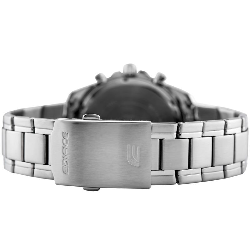 CASIO EDIFICE Series Vintagees Men's Silver Black Dial Mens Black Analog EFR-557CD-1A9V