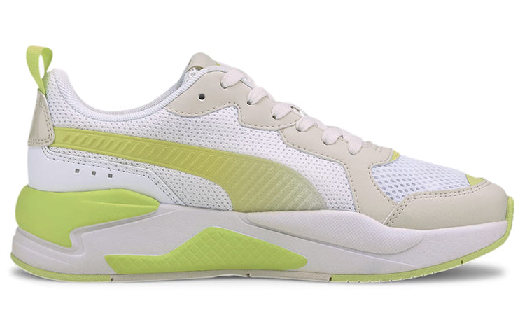(WMNS) PUMA X-Ray Fantastic Plastic 'White Yellow' 374120-01