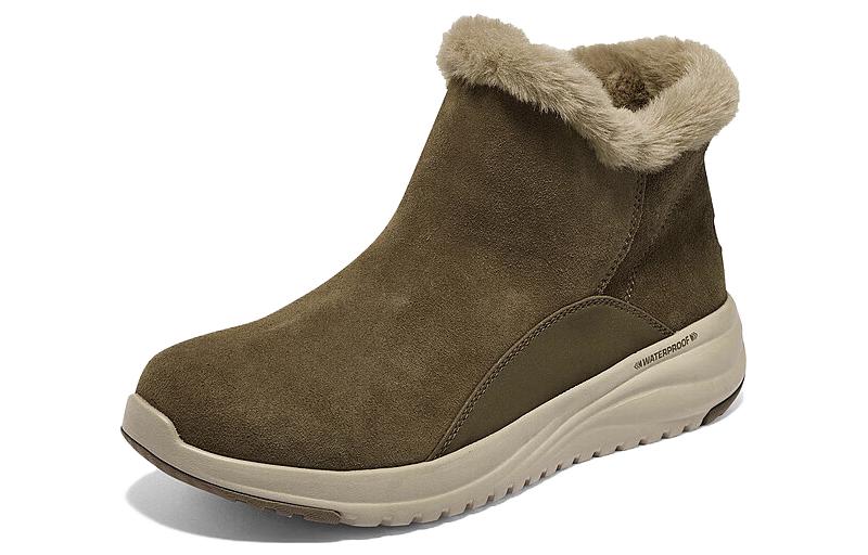 (WMNS) Skechers On-The-Go Stellar Choc Boots 'Brown' 144771-CHOC
